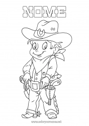 Disegno gratuito Cowboy