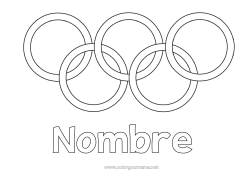 Colorear para personalizar Sport Copa, trofeo, medalla Competitions and Rewards Juegos Olímpicos