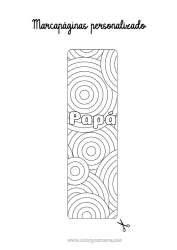 Colorear gratis Verano Marcador Zentangle Formas geométricas