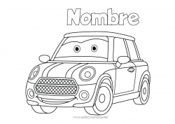 Dibujo libre Vehículos Coches Automóviles, furgonetas y autocaravanas Dibujo animado Cartoon Vehículos con personajes