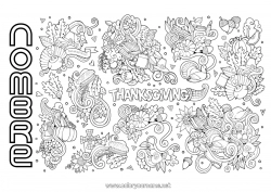 Dibujo libre Thanksgiving Otoño