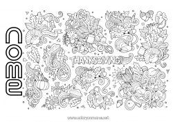 Disegno gratuito Thanksgiving Autunno