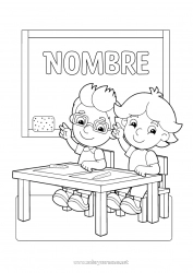 Dibujo libre Pizarra de clase Salón de clases Estudiante Pupitre