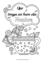 Dibujo libre Taza Positivo Té Bebidas