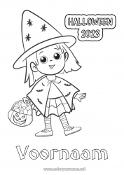 Gratis tekening Heks Snoep of een spreuk? Halloween 2023 Goochelaar Inscriptie 'halloween'