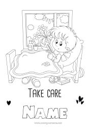Colouring to customise Ill Boy
