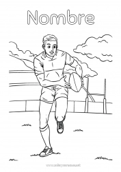 Dibujo libre Sport Rugby Pelota de rugby Deportes en equipo