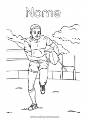 Disegno gratuito Sport Rugby Palla da rugby Sport di squadra