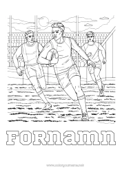 Gratis teckning Sport Rugby Lagsporter