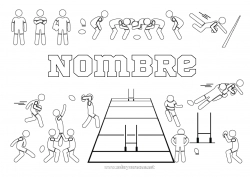 Dibujo libre Sport Rugby Deportes en equipo