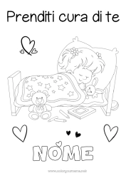 Disegno gratuito Malato Ragazza