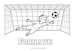 Gratis farvelægning Fodbold Sport Holdidræt Fodboldspiller fodboldspillerinde Målmand