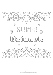 Kolorowanka za darmo Przyjaciel, Przyjaciółka Niania Meksykańskie hafty