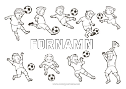 Gratis teckning Fotboll Sport Lagsporter Fotbollsspelare
