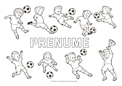 Desen liber de colorat Fotbal Sport Sporturi de echipă Fotbalist fotbalistă