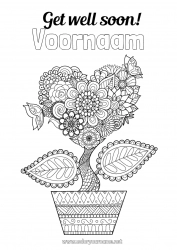 Gratis tekening Bloemen Rustig en zen Ziek Mandala