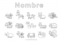 Dibujo libre Animales Abeja Avispa Caracol Mariquita Hormiga Insectos Libélula