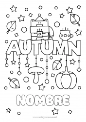 Dibujo libre Otoño Simbolos