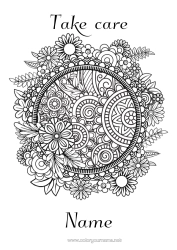 Free colouring Calm and zen Ill Mandala