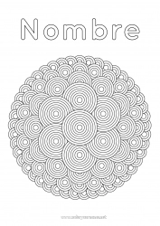 Dibujo libre Mandala Formas geométricas