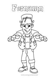Gratis teckning Frankenstein