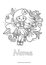Disegno gratuito Sport Danza Hibiscus Isola Sport artistici Hula