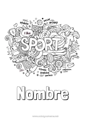 Dibujo libre Sport Mandala Simbolos