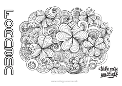 Gratis teckning Lugn och zen Sjuk Mandala Klee