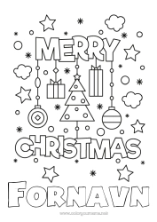 Gratis fargelegging Jul Juledekorasjoner
