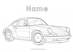 Free drawing Vehicles Car Racing car Cars, vans, and motorhomes Racing vehicles and tracks