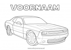 Gratis tekening Voertuigen Auto Raceauto Historische of vintage voertuigen Auto's, busjes en campers Racewagens en circuits