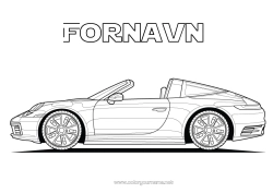 Gratis farvelægning Køretøjer Bil Racerkøretøj Biler, varevogne og campingvogne Racerkøretøjer og baner