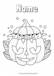 Disegno gratuito Zucca Halloween Uccello Uccelli e mammiferi volanti
