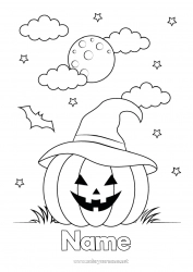 Free drawing Pumpkin Halloween Jack O'Lantern