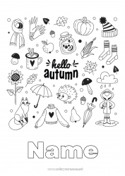 Free coloring Autumn