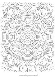 Disegno gratuito Halloween Mandala