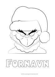 Farvelægningssiden tilpasning Grinch