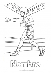 Dibujo libre Sport Deportes de combate Boxeo