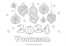 Gratis tekening Gelukkig Nieuwjaar 2024