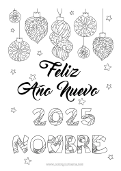 Dibujo libre Feliz año Mensaje 