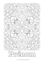 Coloriage gratuit Chauve-souris Bonbons Un bonbon ou un sort ? Halloween Mandala Souris Gourmandises, sucreries Coloriages complexes Oiseaux et mammifères volants Animaux de la forêt Sucette