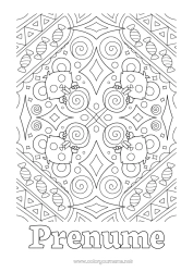 Desen liber de colorat Liliac Bomboane O bomboană sau o farsă? Halloween Mandala Șoarece Dulciuri, bunătăți Desene de colorat complexe Păsări și mamifere zburătoare Animale din pădure Bomboană