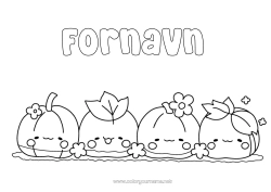 Gratis tegning Græskar Kawaii