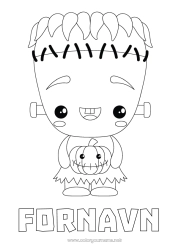Gratis tegning Monster Frankenstein