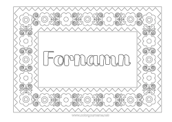 Gratis teckning Blommor De dödas dag Mexiko Cinco de Mayo Mexikansk broderi