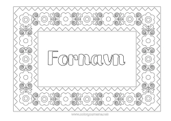 Gratis tegning Blomster Dødsdagene Mexiko Cinco de Mayo Mexicansk broderi