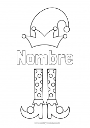 Colorear gratis Elfos de navidad Dibujos de Elfos para colorear