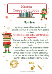 Dibujo libre Elfos de navidad Misión del Elfo de Navidad Cartas de elfos bromistas Libro Lectura