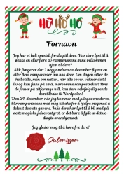 Gratis fargelegging Brev fra rampete nisser Ankomstbrev fra nissen En eneste rampete nisse Flere rampenisser