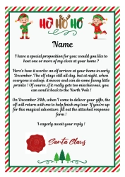 Free drawing Letters from Mischievous Elves Letter from the Elf A single mischievous elf Several mischievous elves.